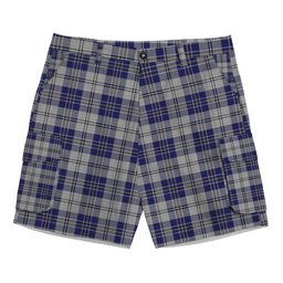 ScotsTee Shop Scottish McPherson Dress Blue Tartan Plaid Cargo Shorts for Men