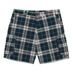 ScotsTee Shop Scottish McLeod Of Californian Modern Tartan Plaid Cargo Shorts for Men