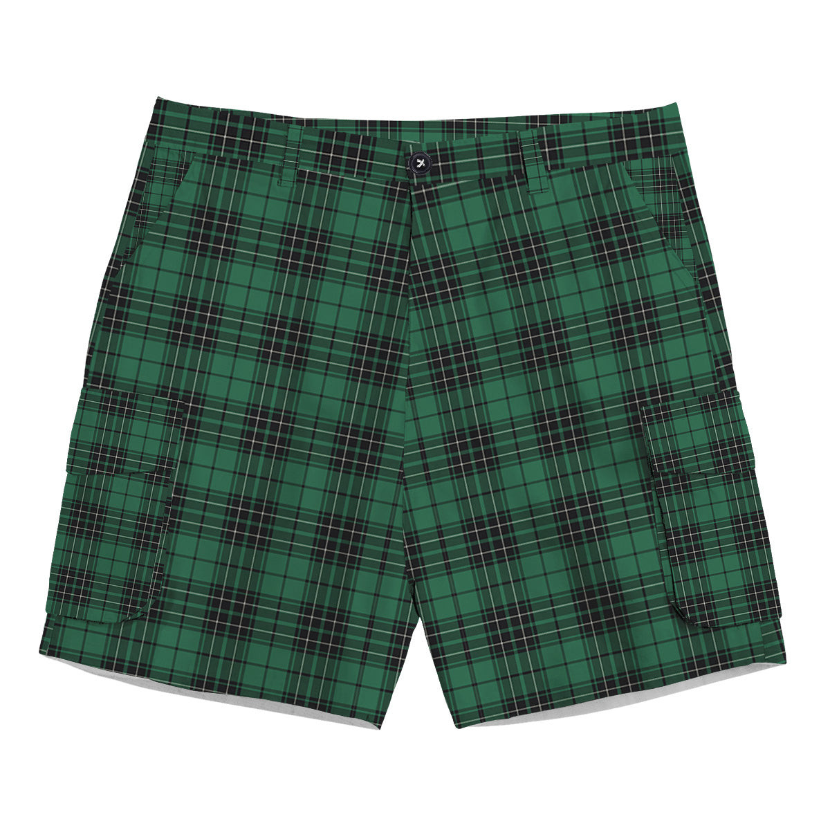 ScotsTee Shop Scottish MacLean Hunting Ancient Tartan Plaid Cargo Shorts for Men