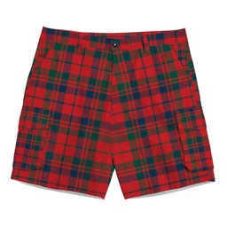 ScotsTee Shop Scottish Lumsden of Kintore Modern Tartan Plaid Cargo Shorts for Men