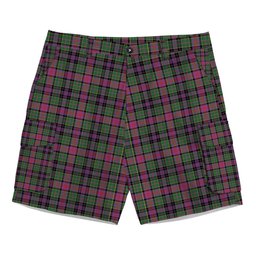 ScotsTee Shop Scottish Graham of Airth Ancient Tartan Plaid Cargo Shorts for Men