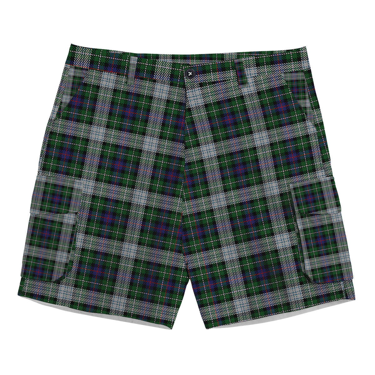 ScotsTee Shop Scottish McKenzie Dress Tartan Plaid Cargo Shorts for Men