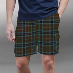 ScotsTee Shop Scottish McTavish Hunting Tartan Plaid Cargo Shorts for Men