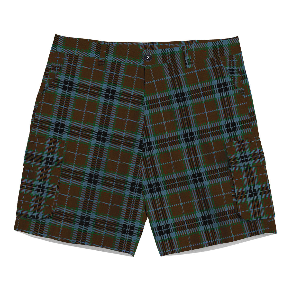 ScotsTee Shop Scottish McTavish Hunting Tartan Plaid Cargo Shorts for Men
