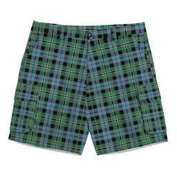 ScotsTee Shop Scottish Melville Modern Tartan Plaid Cargo Shorts for Men