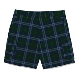 ScotsTee Shop Scottish Jones of Wales Tartan Plaid Cargo Shorts for Men