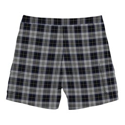 ScotsTee Shop Scottish Menzies Black Dress Tartan Plaid Cargo Shorts for Men