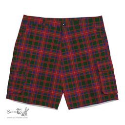 ScotsTee Shop Scottish MacKintosh Geddes Tartan Plaid Cargo Shorts for Men