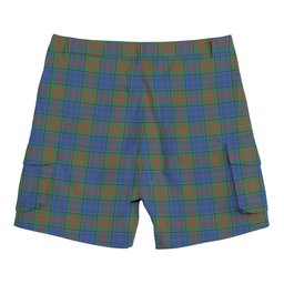 ScotsTee Shop Scottish Stewart of Appin Hunting Ancient Tartan Plaid Cargo Shorts for Men