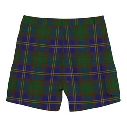 ScotsTee Shop Scottish Strange of Balkaskie Tartan Plaid Cargo Shorts for Men