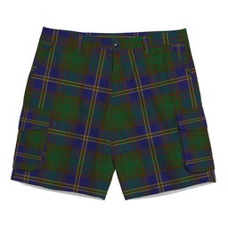 ScotsTee Shop Scottish Strange of Balkaskie Tartan Plaid Cargo Shorts for Men
