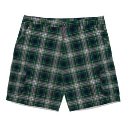 ScotsTee Shop Scottish Johnston Dress Modern Tartan Plaid Cargo Shorts for Men