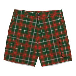 ScotsTee Shop Scottish Prince of Wales Tartan Plaid Cargo Shorts for Men