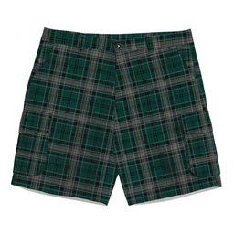 ScotsTee Shop Scottish Kelly of Sleat Hunting Tartan Plaid Cargo Shorts for Men