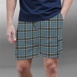 ScotsTee Shop Scottish Thomson Dress TS1383 Tartan Plaid Cargo Shorts for Men