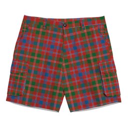 ScotsTee Shop Scottish MacDonald of Glenaladale Ancient Tartan Plaid Cargo Shorts for Men