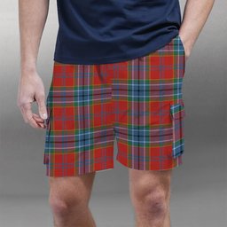 ScotsTee Shop Scottish MacCreary Ancient Tartan Plaid Cargo Shorts for Men