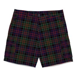 ScotsTee Shop Scottish MacDonald of Clan Ranald Tartan Plaid Cargo Shorts for Men