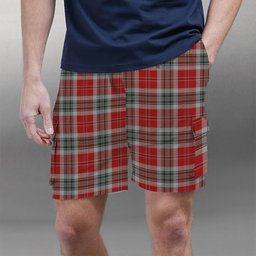 ScotsTee Shop Scottish MacLean of Duart Dress 2 Tartan Plaid Cargo Shorts for Men