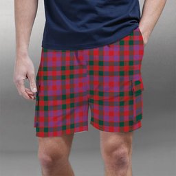 ScotsTee Shop Scottish McGowan Portrait Modern Tartan Plaid Cargo Shorts for Men