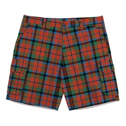 ScotsTee Shop Scottish MacCracken Ancient Tartan Plaid Cargo Shorts for Men