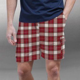 ScotsTee Shop Scottish McPhee Dress Modern Tartan Plaid Cargo Shorts for Men