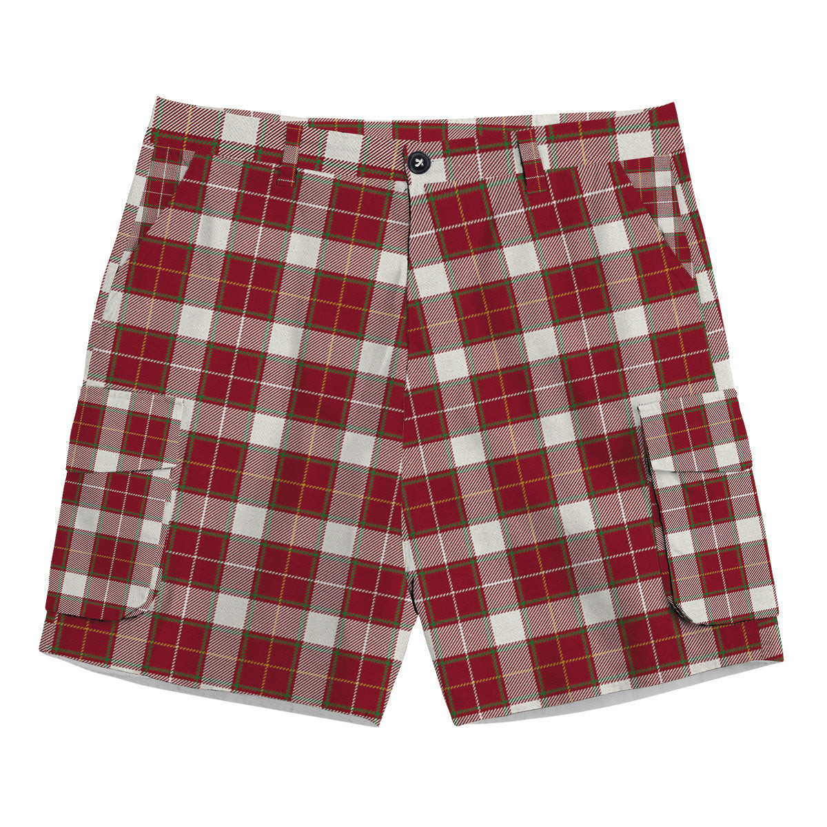 ScotsTee Shop Scottish McPhee Dress Modern Tartan Plaid Cargo Shorts for Men