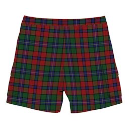 ScotsTee Shop Scottish Kilgour Symmetrical Tartan Plaid Cargo Shorts for Men
