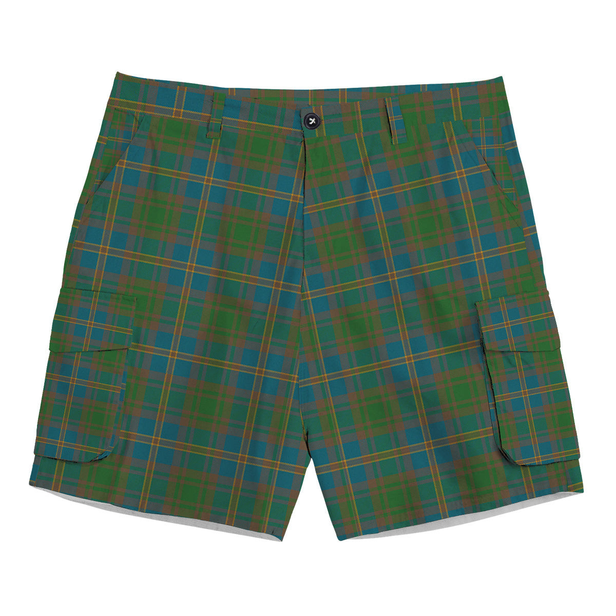 ScotsTee Shop Scottish Strange of Balkaskie Ancient Tartan Plaid Cargo Shorts for Men
