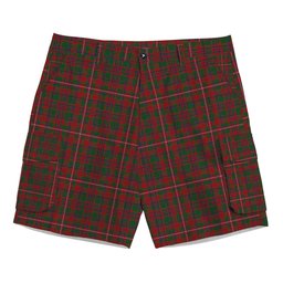 ScotsTee Shop Scottish MacKinnon Tartan Plaid Cargo Shorts for Men
