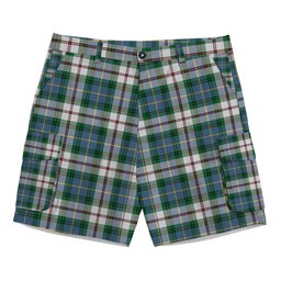 ScotsTee Shop Scottish MacLeod Of Californian Ancient Tartan Plaid Cargo Shorts for Men