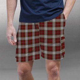 ScotsTee Shop Scottish McFie Dress Tartan Plaid Cargo Shorts for Men
