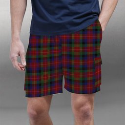 ScotsTee Shop Scottish Tennant SC Tartan Plaid Cargo Shorts for Men