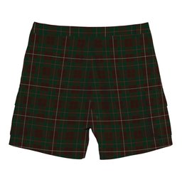 ScotsTee Shop Scottish MacKinnon Hunting 3 Tartan Plaid Cargo Shorts for Men