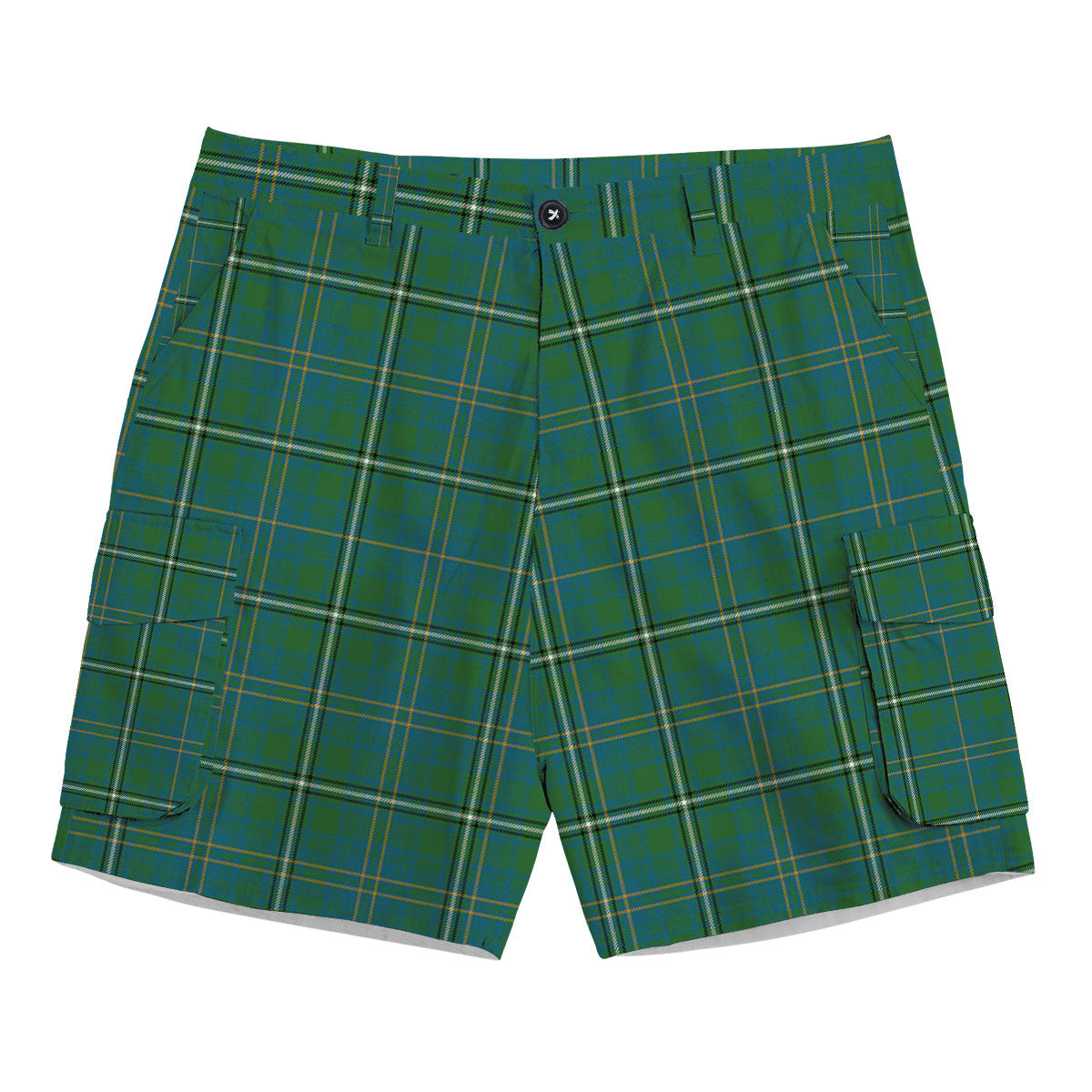 ScotsTee Shop Scottish Hay Hunting Ancient Tartan Plaid Cargo Shorts for Men