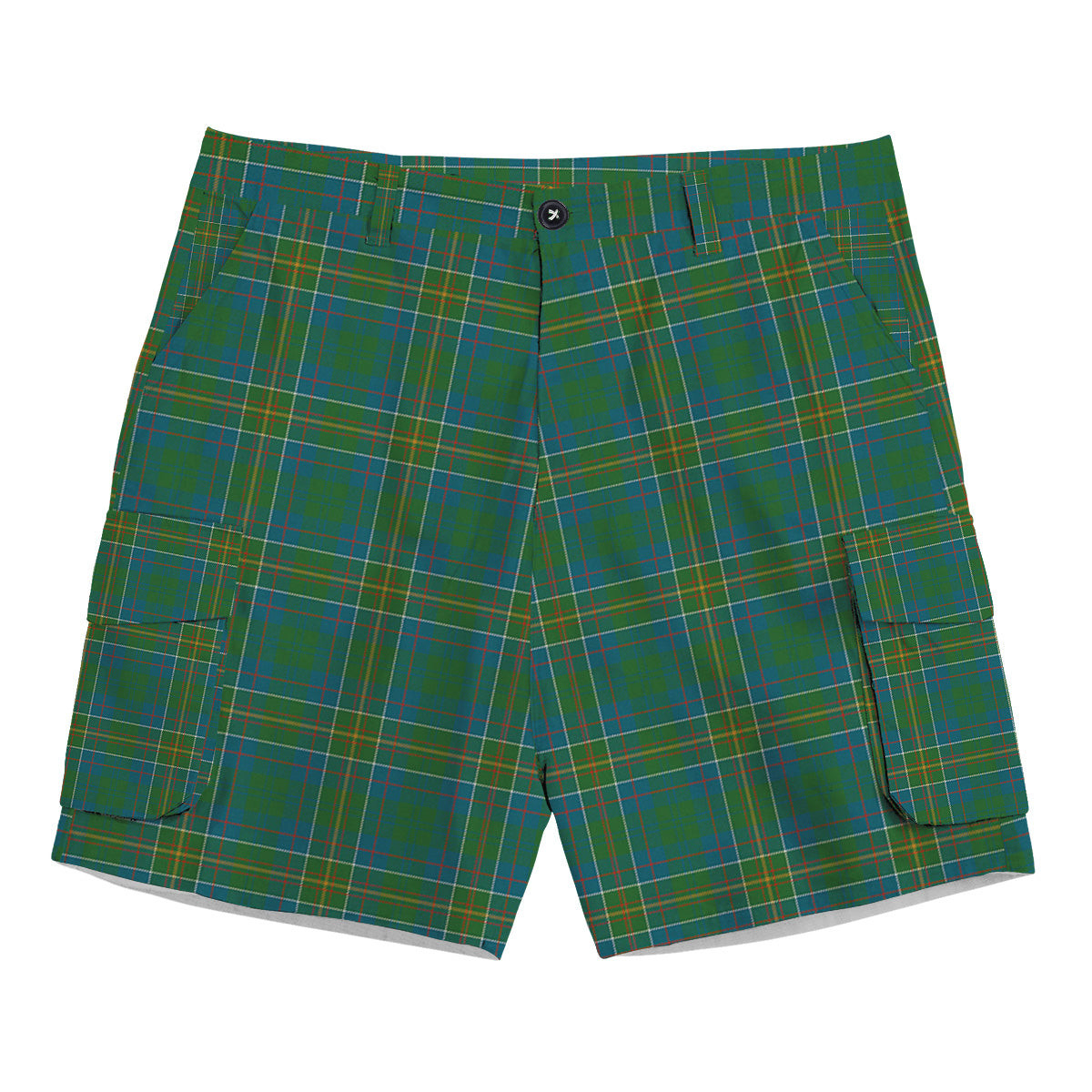 ScotsTee Shop Scottish Hunter of Hunterston Ancient Tartan Plaid Cargo Shorts for Men