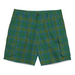 ScotsTee Shop Scottish Hunter of Hunterston Ancient Tartan Plaid Cargo Shorts for Men