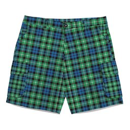ScotsTee Shop Scottish Graham of Montrose Ancient Tartan Plaid Cargo Shorts for Men