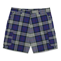 ScotsTee Shop Scottish Sinclair Dress Tartan Plaid Cargo Shorts for Men