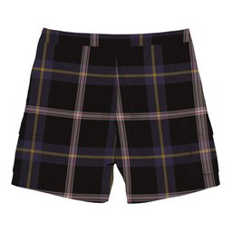 ScotsTee Shop Scottish Navy Dress Blue Tartan Plaid Cargo Shorts for Men