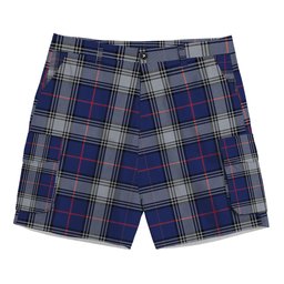 ScotsTee Shop Scottish Kinnaird Modern Tartan Plaid Cargo Shorts for Men