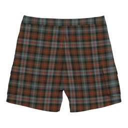 ScotsTee Shop Scottish Murray of Atholl Weathered Tartan Plaid Cargo Shorts for Men