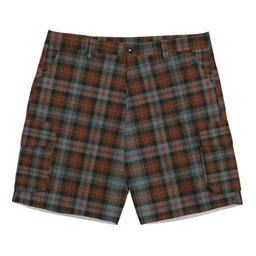 ScotsTee Shop Scottish Murray of Atholl Weathered Tartan Plaid Cargo Shorts for Men