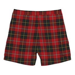 ScotsTee Shop Scottish Orr Senior, Gerald William Tartan Plaid Cargo Shorts for Men