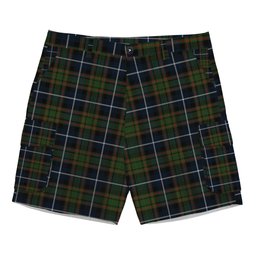 ScotsTee Shop Scottish McRae Hunting Tartan Plaid Cargo Shorts for Men
