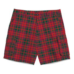 ScotsTee Shop Scottish Shaw of Tordarroch Modern Tartan Plaid Cargo Shorts for Men