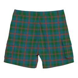 ScotsTee Shop Scottish Robertson of Struan Ancient Tartan Plaid Cargo Shorts for Men