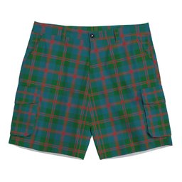 ScotsTee Shop Scottish Robertson of Struan Ancient Tartan Plaid Cargo Shorts for Men