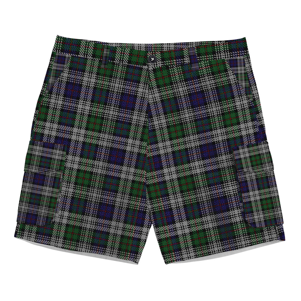 ScotsTee Shop Scottish MacKinlay Dress Tartan Plaid Cargo Shorts for Men