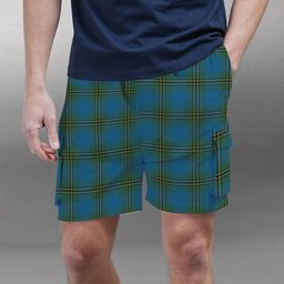 ScotsTee Shop Scottish Oliver Hunting Tartan Plaid Cargo Shorts for Men